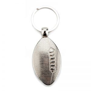 Fournitures de porte-clé métallique MRB Rugby de 1 face